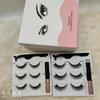 3D Magnetic Eyelashes 5 Magnets Mink or Synthetic Magnetic Lashes With Eyeliner Kit Private Label Packaging