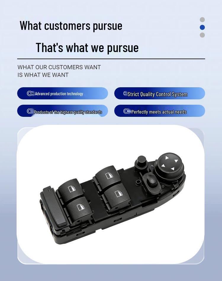 Compatible with BMW 3 Series E90/E91 Window Lifter Switch 61319217333 Electric Window Control.