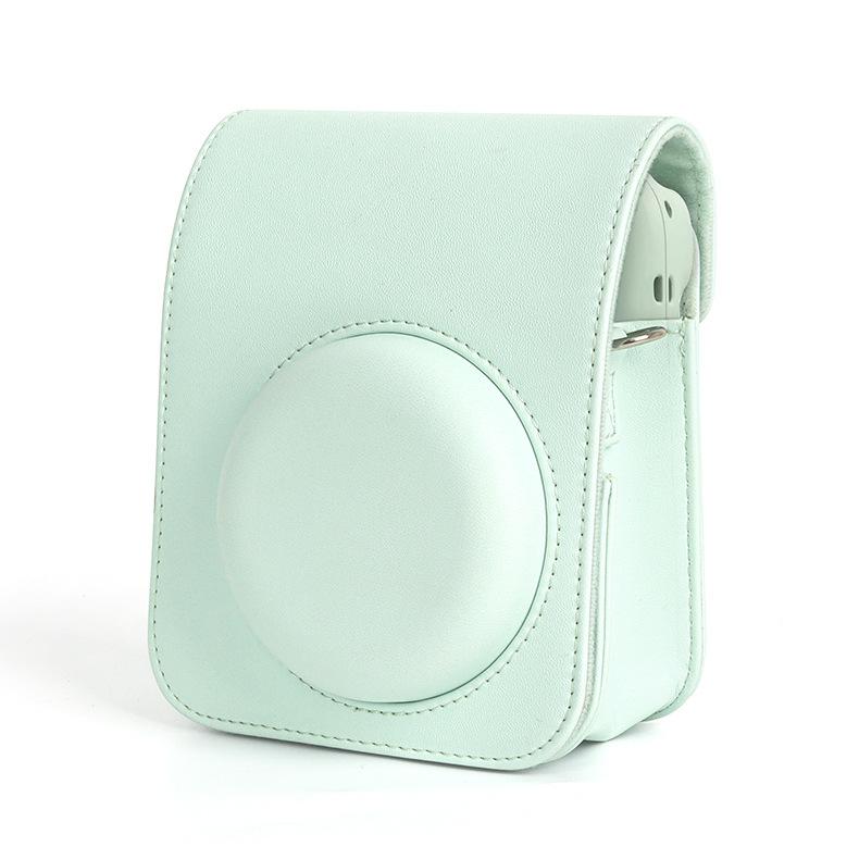 For Instax Mini 11 PU Leather Camera Case Protective Carry Bag Cover with Shoulder Strap Storage Bag for Fujifilm Film Camera