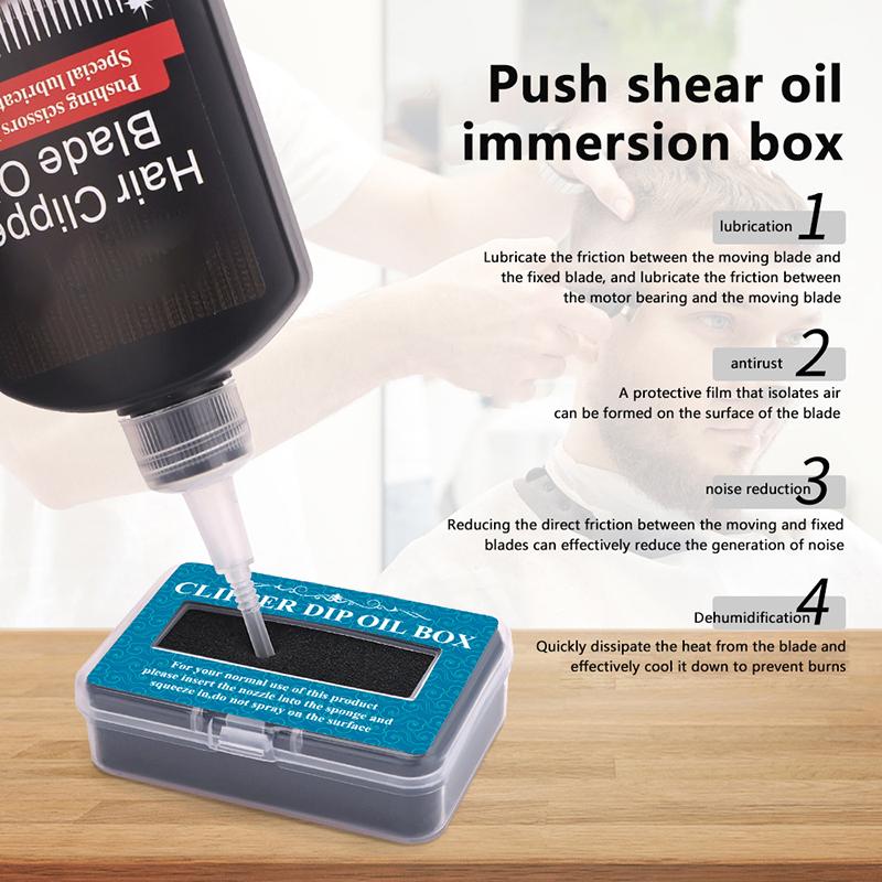 

Смазочный ящик для масла для машинки для стрижки волос, масло для лезвий, профилактика ржавчины, защита, ремонт, электрический толчок, парикмахерская, ящик для хранения масла 1pcs