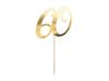Topper Für Torte "60" Gold