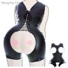 For You BDSM Leather Straitjacket Open Butt Crotchless Bodysuit Harness,Sexy Cupless Bra Bondage Set,Sex Toys For