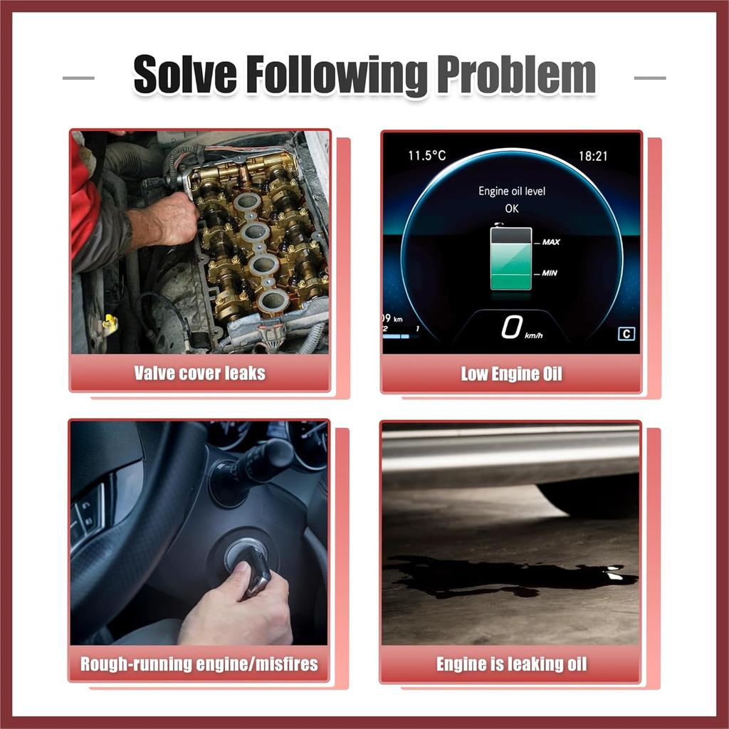 1 Set VS50717R Engine Valve Cover Gasket for Toyota Tacoma 2005-2020 for Toyota 4Runner 2.7L 16V 2TRFE 2010 Replace Parts