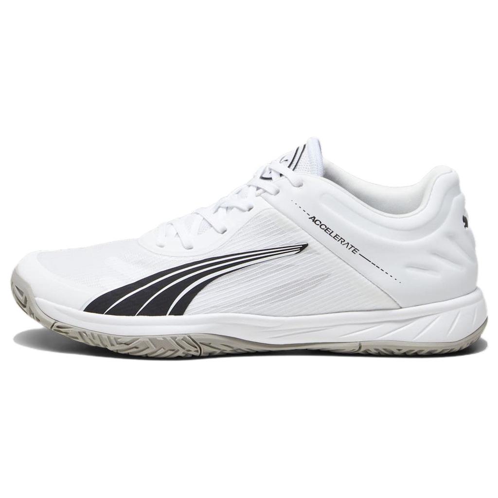 New Puma Women's Accelerate Turbo 'White Black Concrete Grey' 107340-02