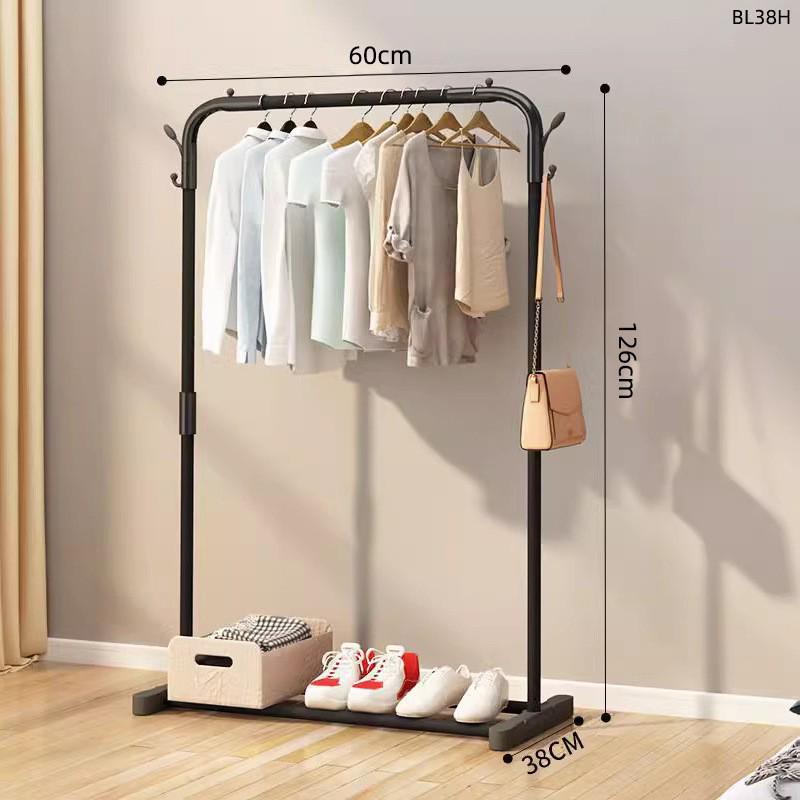 Foldable Balcony Clothes Drying Rack with Storage for Baby Clothes, Socks, and Underwear
