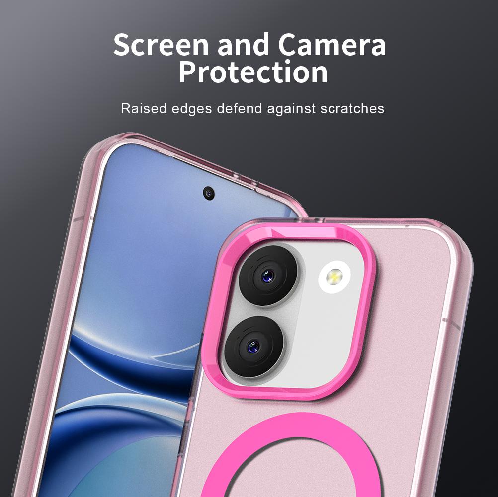For Magsafe Frosted Clear Phone Case for POCO X8 X7 X6 Pro Max Note 15 14 13 Pro Plus 4G 5G Slim Protective Candy Magnetic Cover