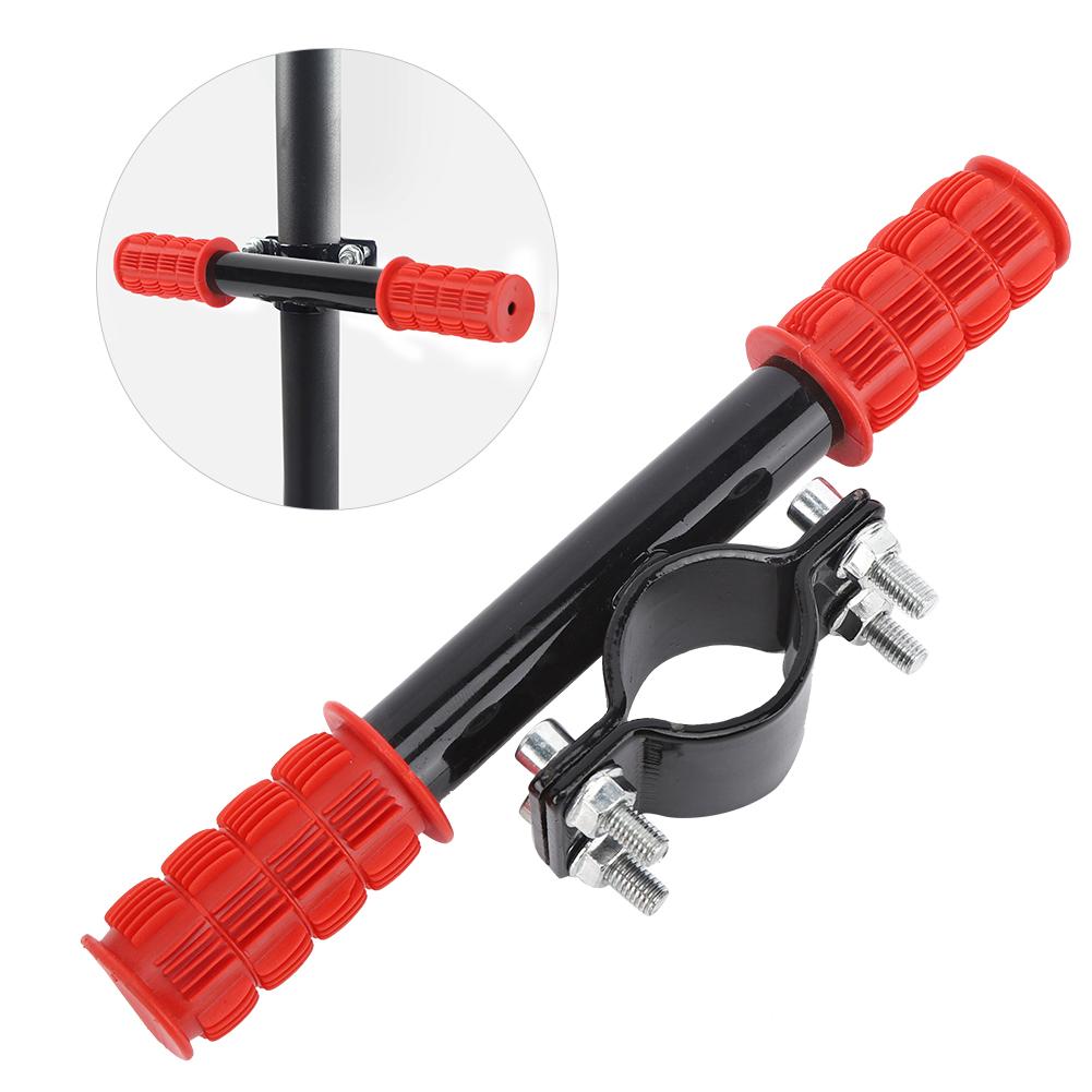 TPU and Iron Kid Safety Handlebar Children Handle Grip for Xiaomi Mijia Electric Scooter Rouge