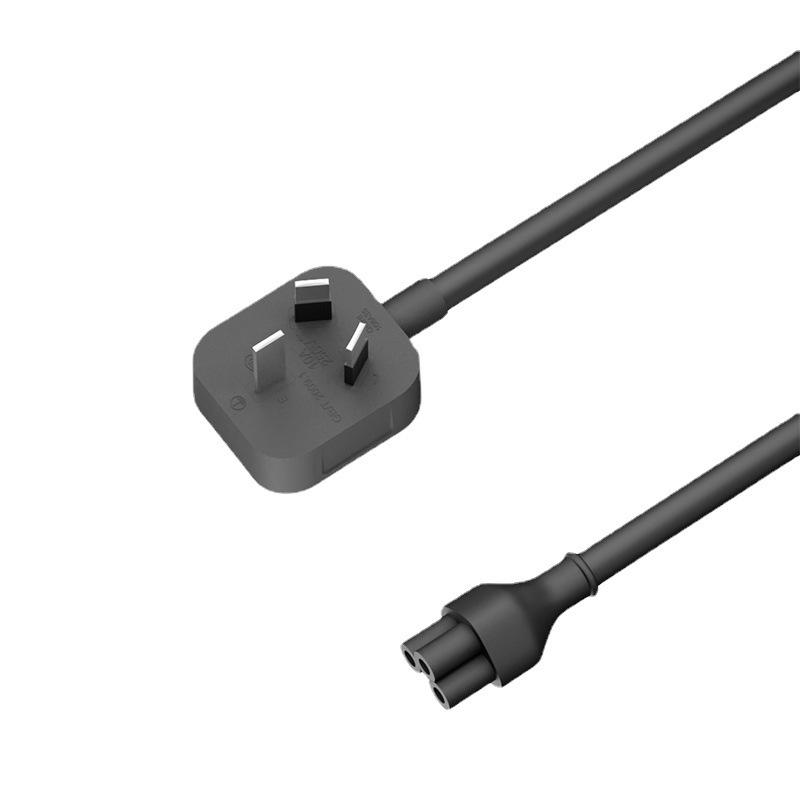 Black Clover-Tail Power Adapter - National Standard AC Cord for Small Appliances