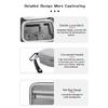 Portable Camera Storage Box Featuring Strap Attachment Water Resistant Impact Proof Pouches Organizers For Easy Carry