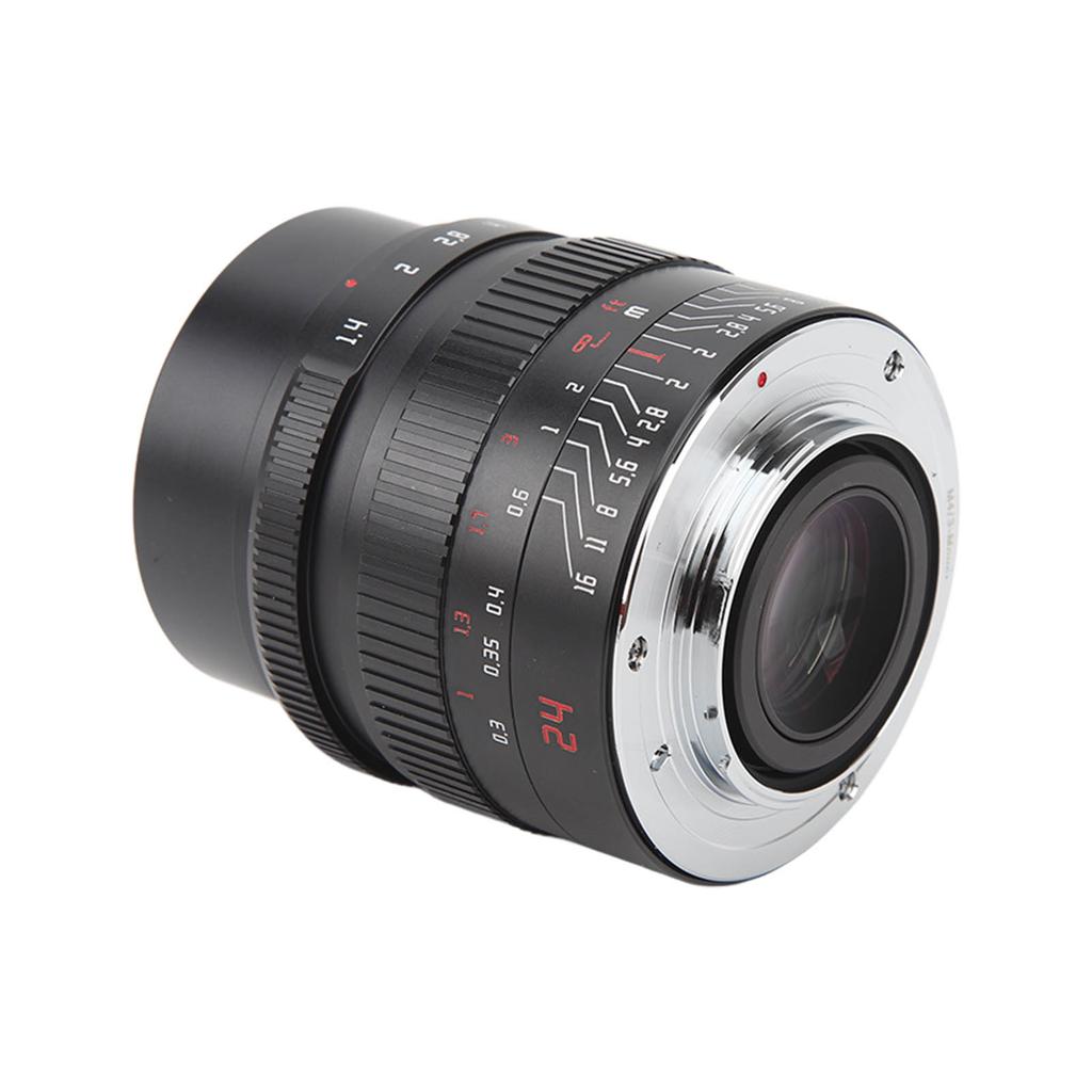 7ARTISANS 24mm F1.4 APS C Obiektyw z manualnym ustawianiem ostrości Obiektyw do aparatu półklatkowego z mocowaniem M43 dla GH3 GH4 GF1