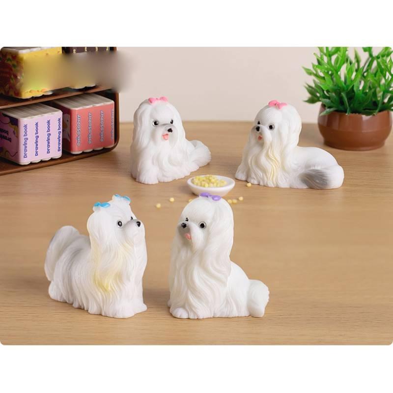 Landscape Cute Micro Cartoon Dog Animal Model Decoration Car Decoration Desktop
