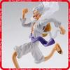 One Piece Monkey D Luffy Gear 5 Sun God Nika Super Movable Action Figure Interchangeable Faces Multiple Accessories Anime Decor