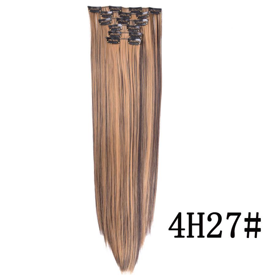 Buy 2020 New Years6pcs/set Clip In Human Hair Extensions Synthetic