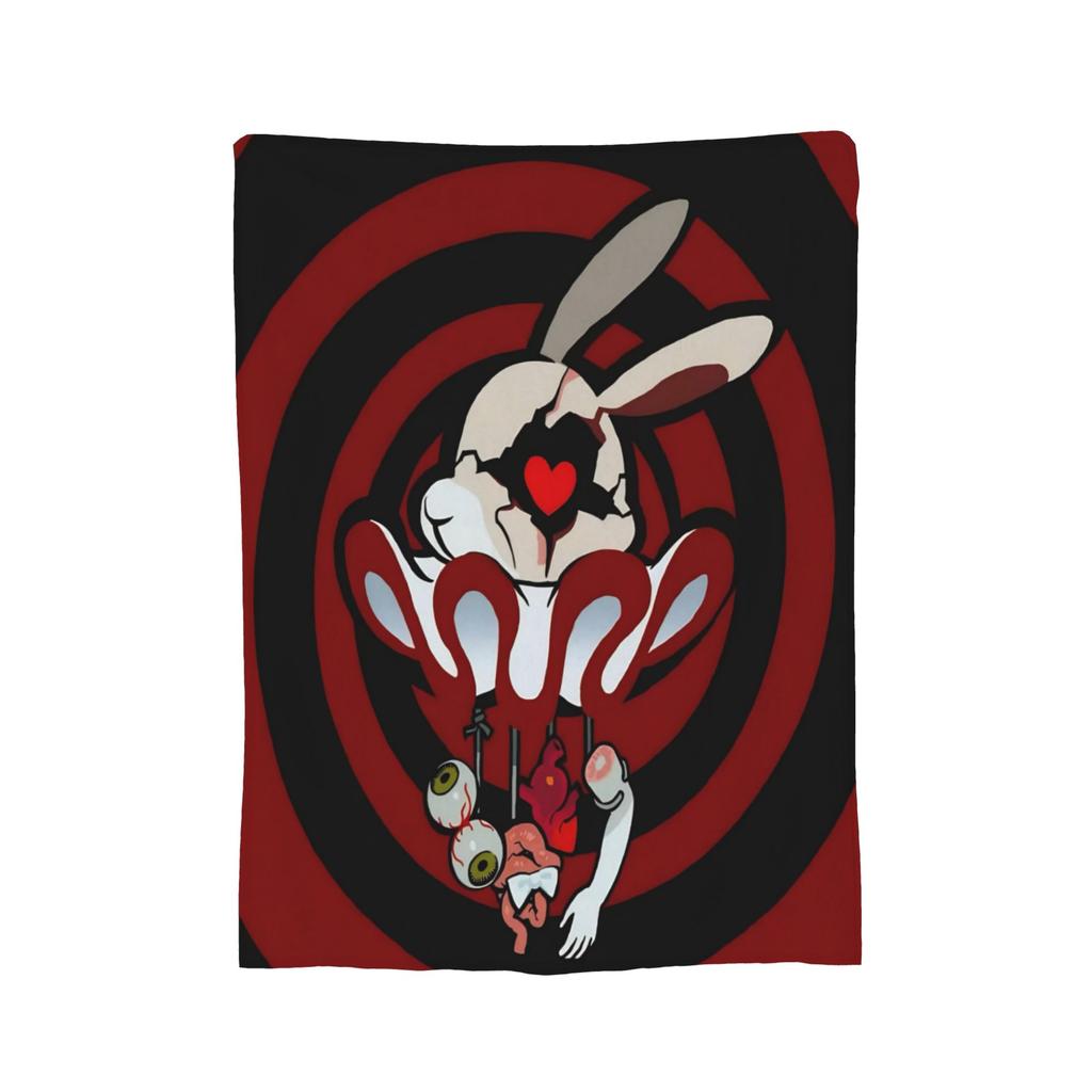 Mizi ALNST Zombie Stage Blanket Cartoon Flannel Throw Blanket Bedroom Sofa Decoration Soft Warm Bedspread