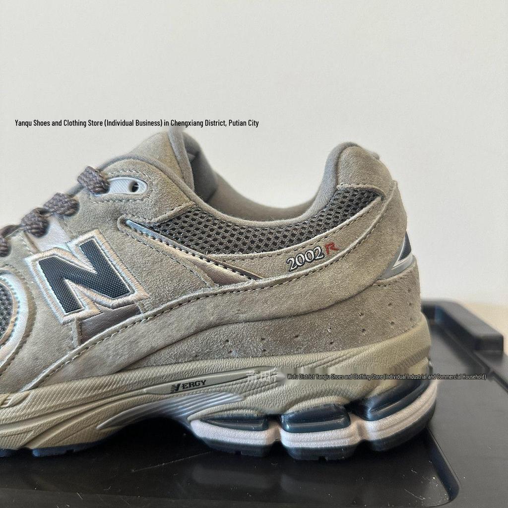 Original NB2002R Klassisch Grau Sportschuhe | Rutschfest, Abriebfest, Atmungsaktiv, Retro-inspiriert Lauf- & Freizeitsneakers