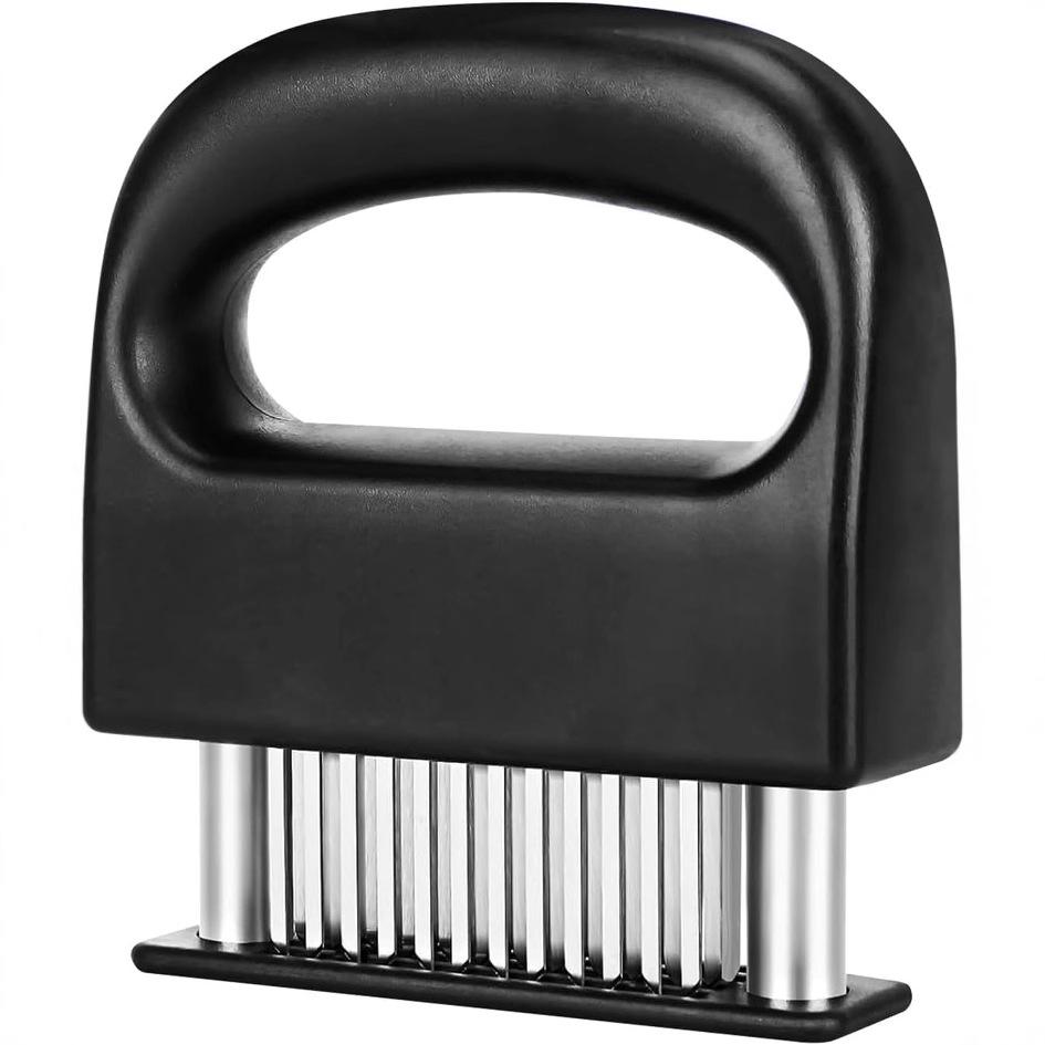 48-Needle Stainless Steel Meat Tenderizer - Ring-Shaped Steak and Pork Chop Muscle Piercer