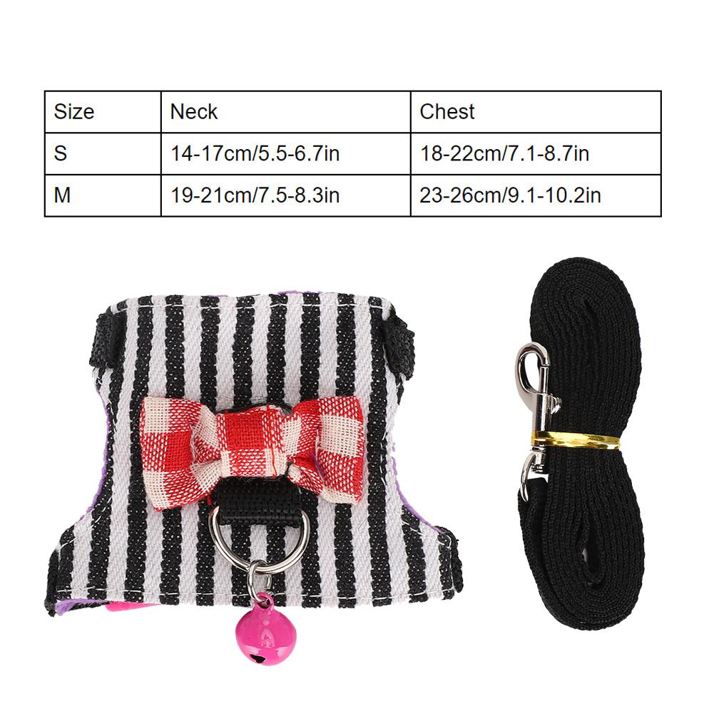 Small Pet Animal Leash Harness Set Comfortable Chest Strap Traction Vest for Ferret Chinchilla  