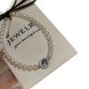 Aquamarine Pearl Bracelet with Zhuji Natural Pearls - Elegant High-End Niche Design