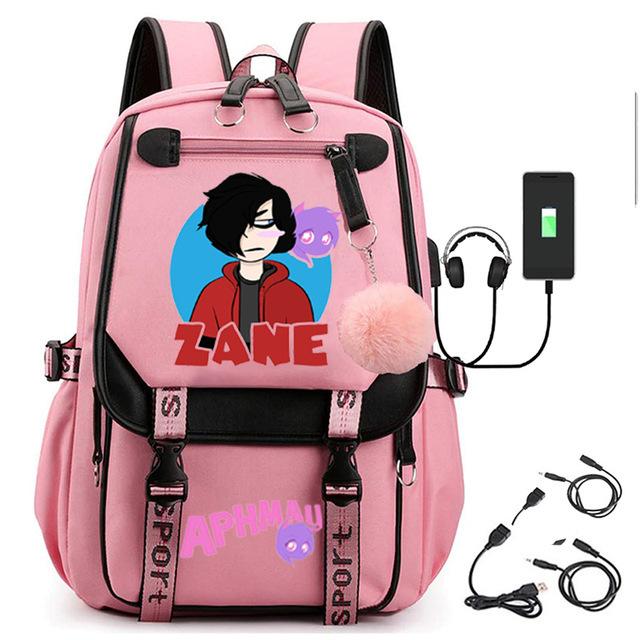 Large Capacity Schoolbag with Shoulder Strap; Student Three-piece Pencil Case Set