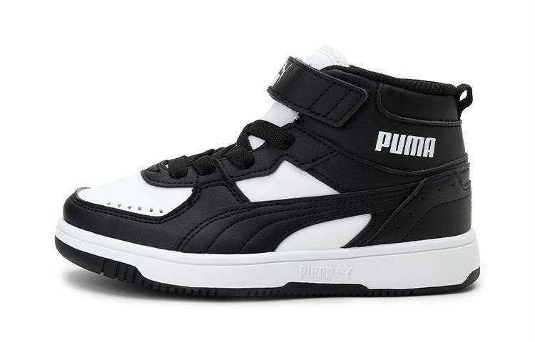 Puma Rebound Joy Little Kid Black White 29
