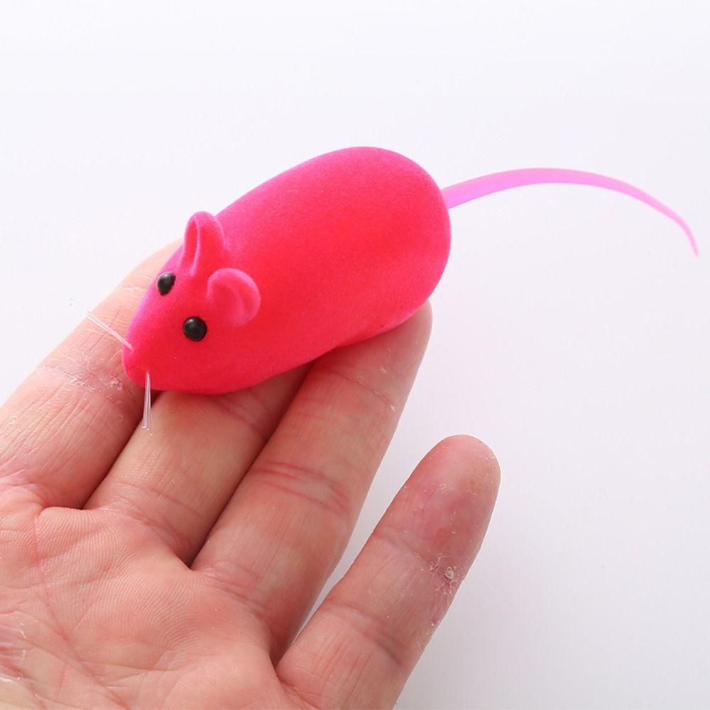 Rubber Kitten Interactive Toy Plush Cat Teaser Toy Funny Cat Toy Cat