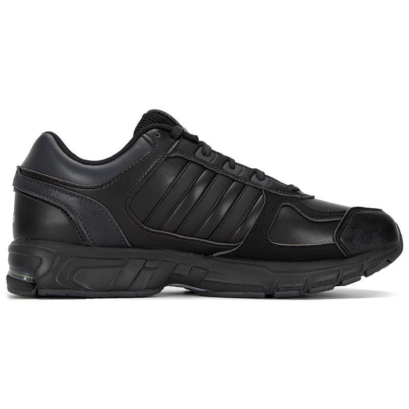 Adidas Equipment 10 Comfortable Casual Synthetic Leather Cushioning Non-Slip Wear-Resistant Low-Top Running Shoes Men Sneakers Black HQ4663