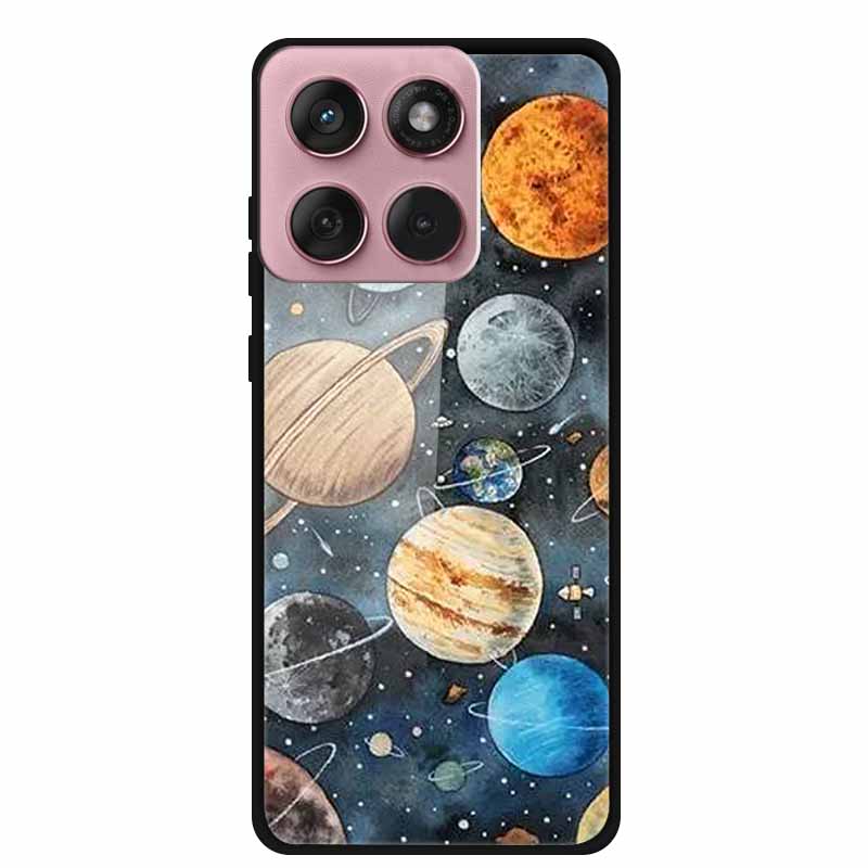 For Motorola Edge 60 60s 5G Case Hard Back Cover Tempered Glass Case For Motorola Edge 60 Fusion Phone Case Soft TPU Bumper Para
