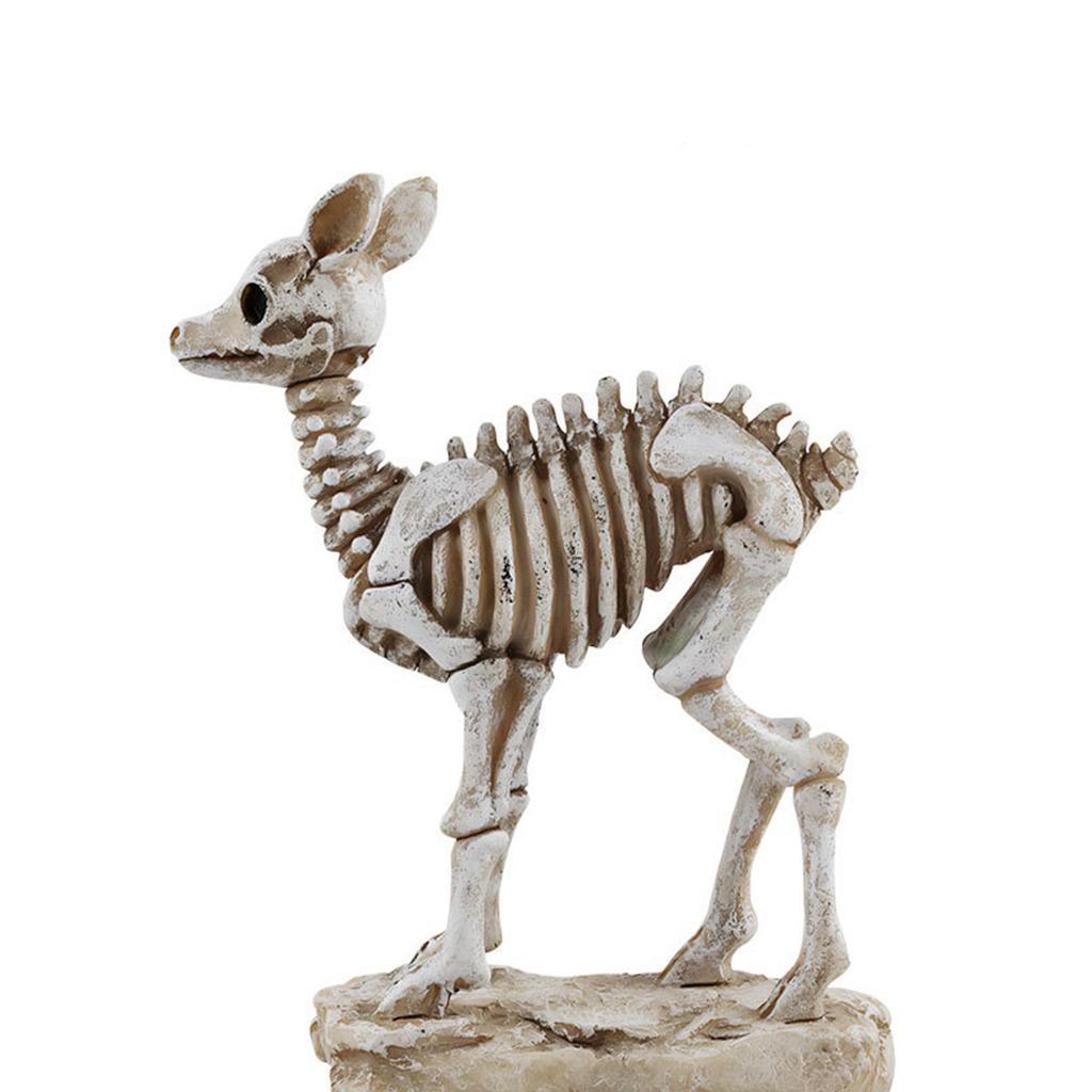 Skeleton Head Set Decoration Creative Resin Head Micro Garden Pottery Decoration