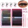 10-16mm False Eyelashes Natural Look Eyelash Extension Kit Cluster Lashes Kit  Makeup Tool