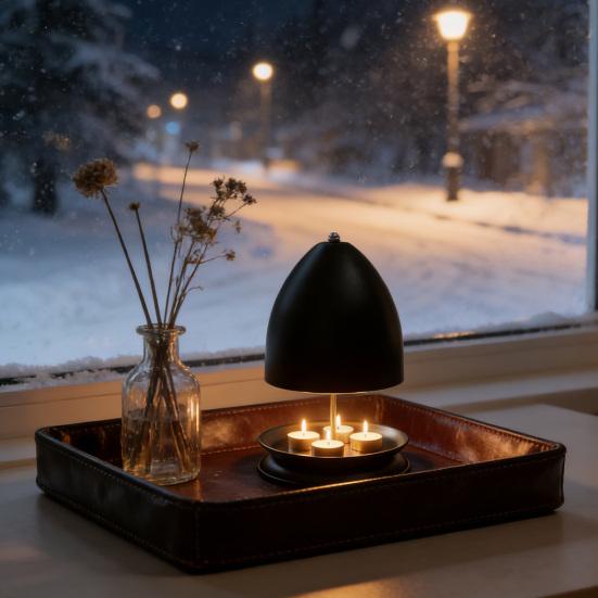 Teelicht Kerzenheizung Metall Dekorative Kerzenheizlampe Winter Kerze Handwärmofen Party Zuhause Schlafzimmer Tischdekoration