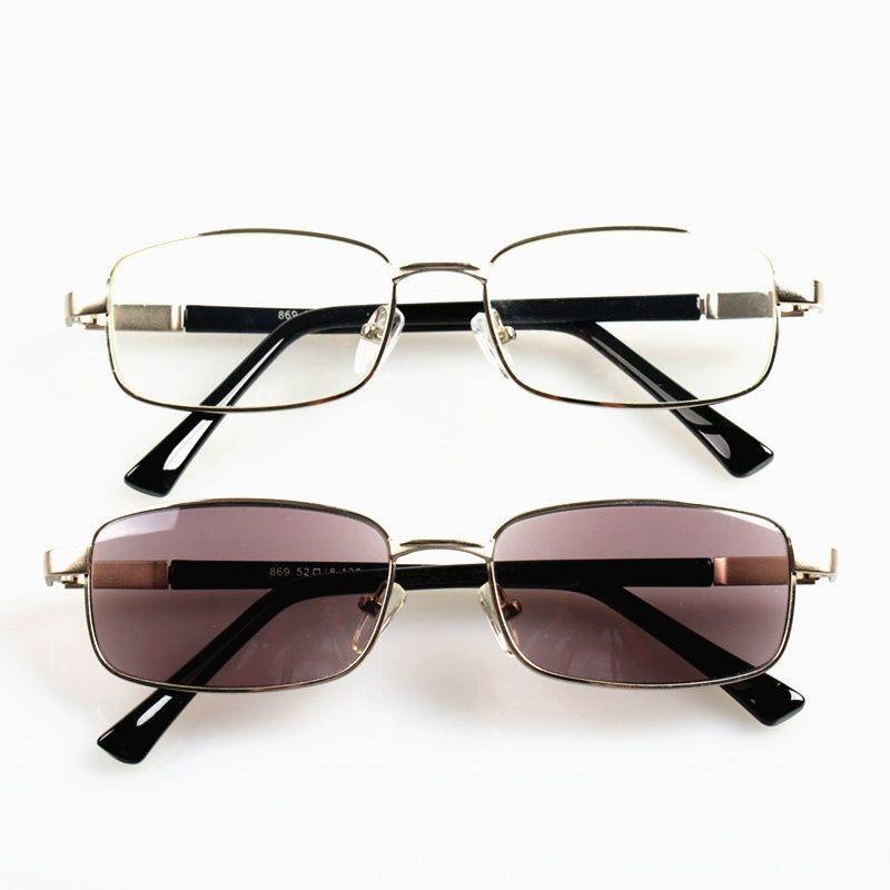 

Shubao Металлические Очки с Полной Оправой Фотохромные для Чтения/Солнцезащитные Очки 869 Photochromic Brown Plano (Glass)