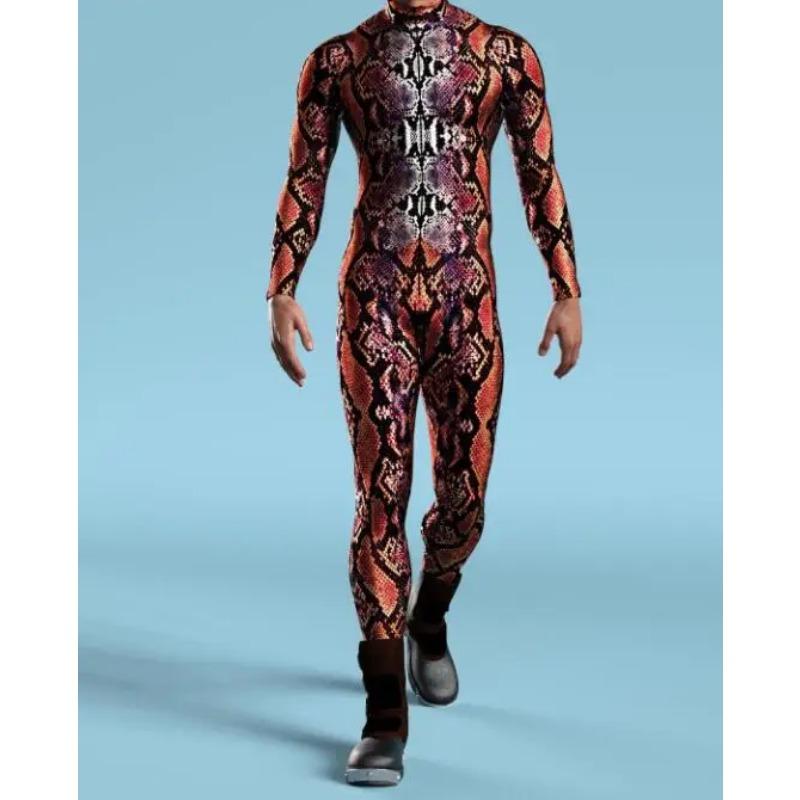 Cool CyberPunk Mechanical Armour Jumpsuit Punk Cosplay Bodysuit Steampunk Costume Halloween Party Shows Men Women Zentai Suit