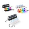4 Keys Inger Keyboard Keycap Illuminated Mechanical Keyboard Keychain Finger Button Keychain Anti Stress Keycap Office Accessory