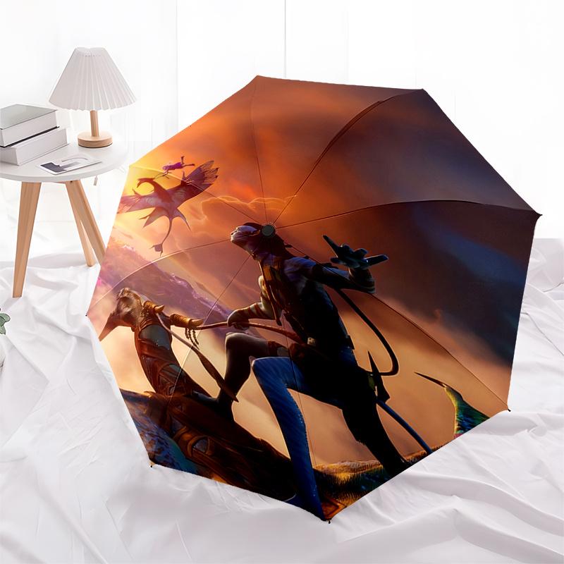 

Avatar Inspired Fantasy Umbrella:Automatic Opening/Closing,Foldable Design,Outdoor Adventure Essential for Fans and Travelers0204b