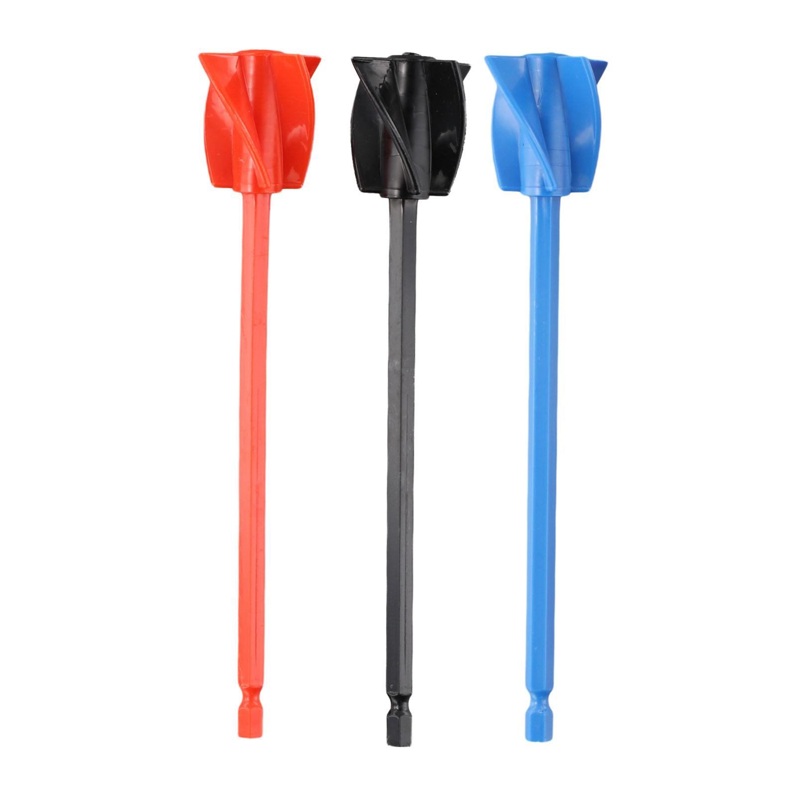 

3Pcs Epoxy Resin Mixer Paint Stirring Rod Putty Cement Paint Mixer Drill Attachment For Reusable Paint And Resin Mixer Paddle