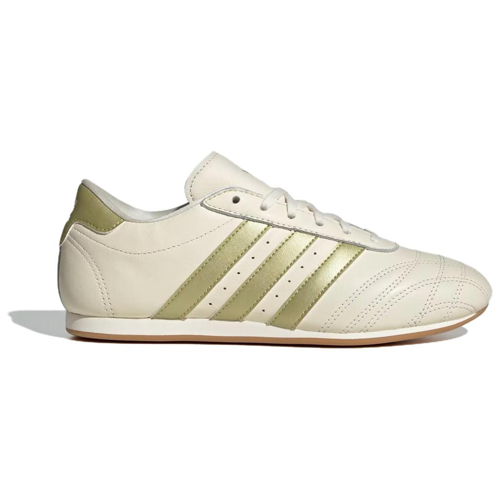 Adidas Taekwondo Schnürschuhe Creme Gold Metallic Damen Sneaker Cremeweiß Gummi JQ0570