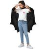 Top-Selling Bat-Shaped Halloween Cloak Jumpsuit with Sleeves - Black Cloak Set