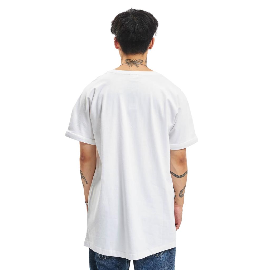 Urban Classics Mens Shaped Turn Up Long T-Shirt (Pack of 2)