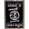 Vintage-Metallschilder mit der Aufschrift „Dad's Garage Repair Shop“, Poster, Teller, Wanddekoration für Zuhause, Bars, Garagen, Cafés, Clubs, Retro-Poster, Plakette