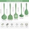 5Pcs Silicone Cookware Non-stick Cooking Utensils Wok Spatula Spoon Colander Rice Spatula Kitchenware Kitchen Cooking Tool Set