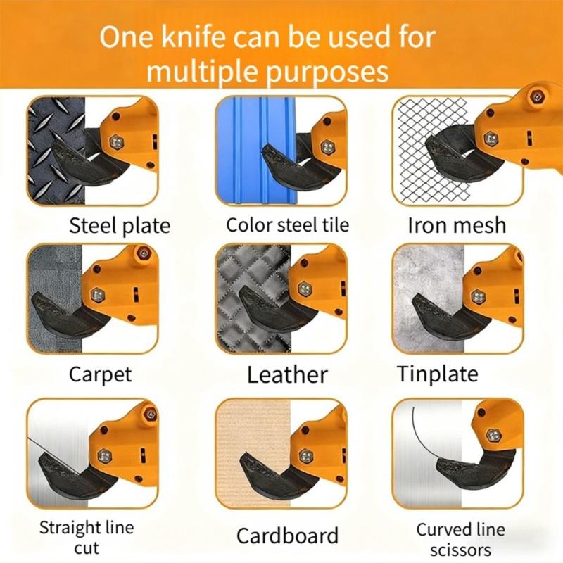 Electric Drill Into Sheet Metal Shears Electric Drill Plate Cutter Metal Sheet Cutting Tool Industrial Drill To Shear