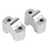 YIBO 30mm Handlebar Riser Mount Clamp for G310R G310GS G 310R 310GS 2017 2018 2019 Motorcycle Elevador De Manillar (Silver)
