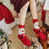 Hot Sale Christmas Coral Fleece Socks Mid-tube Warm Thickened Floor Sleep Cartoon Socks