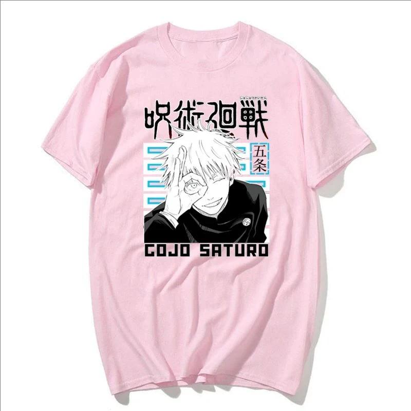 Anime Spell Return War Print Top T Shirt Men Womne Harajuku Anime Short Sleeve Oversize Tshirt Summer Fashion O-Neck Unisex Tee