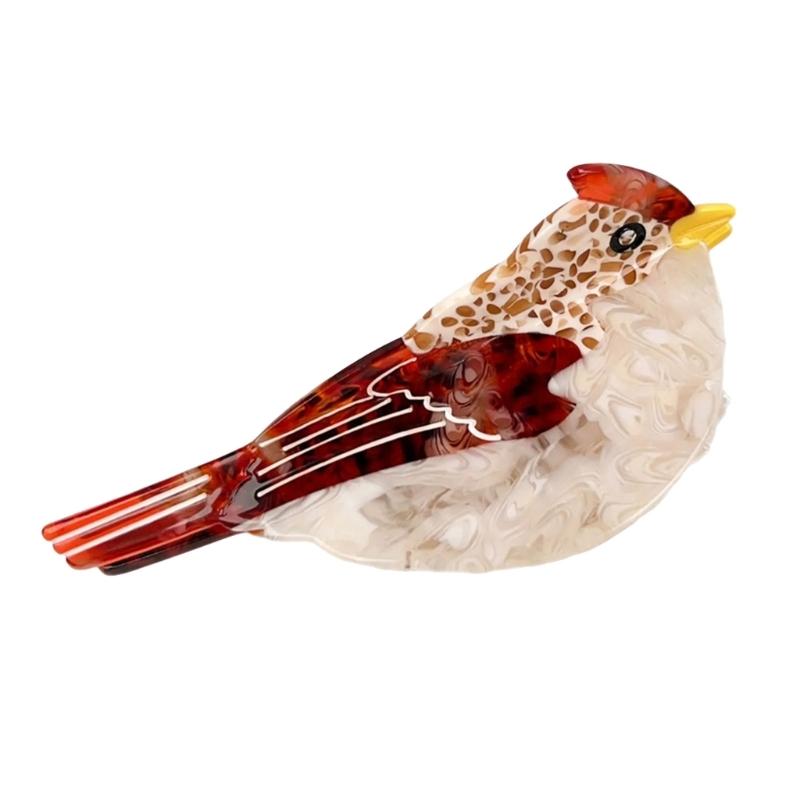 

Stylish Animal Hair Clip For Women Girls Large Acetate Hairpins With Cartoon Bird Design For Bun Updos Parties Gifts