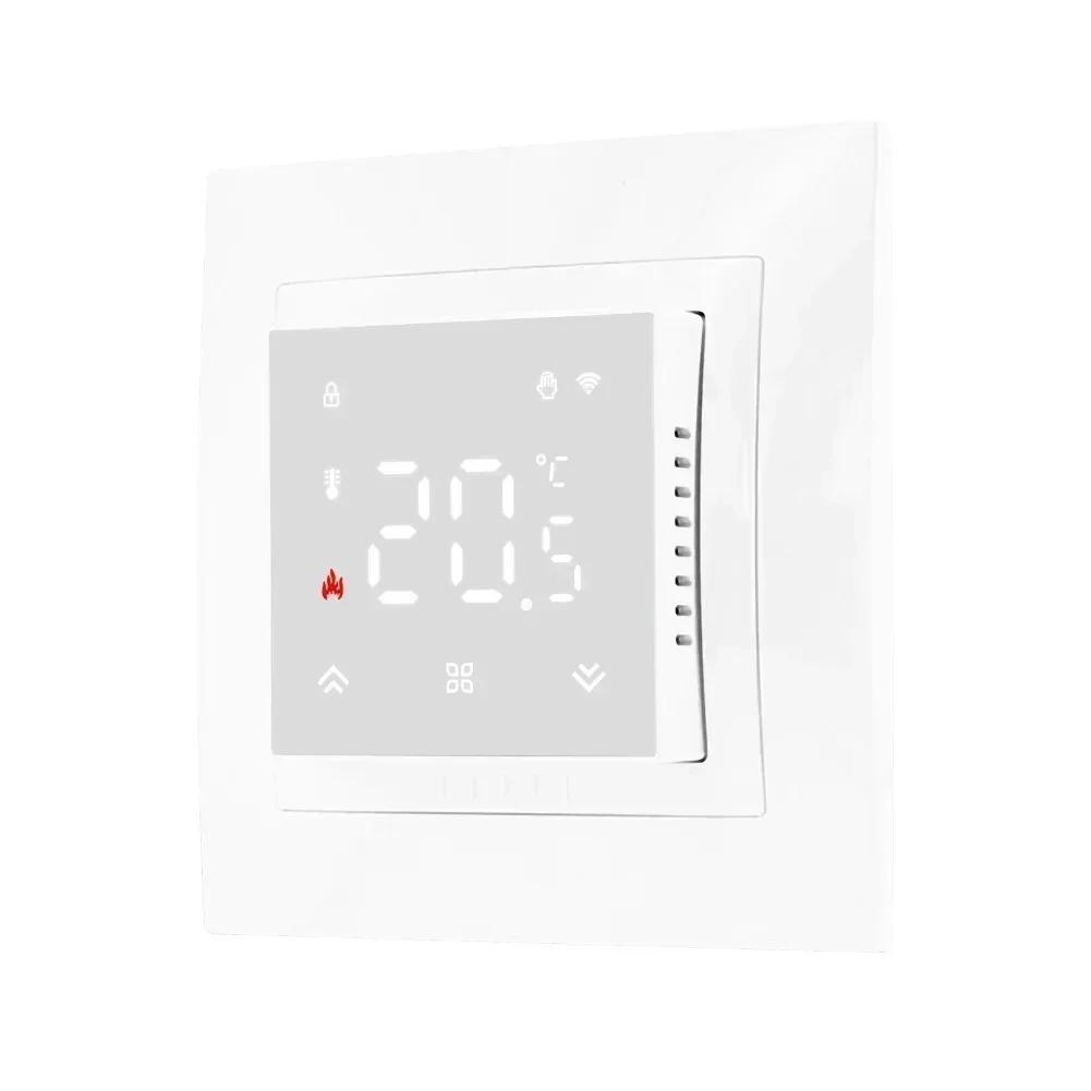 WiFi Smart Electric Underfloor Heating Thermostat with Voice Control for Alexa Google Assistant and Programmable Modes