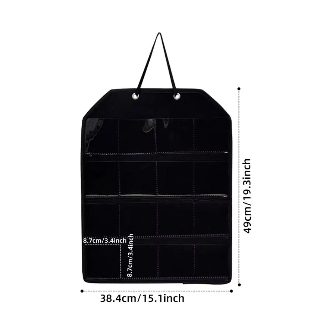 Space-Saving Wall-Mounted Display Rack Pin Badge Protective Case Anime Merchandise Organizer