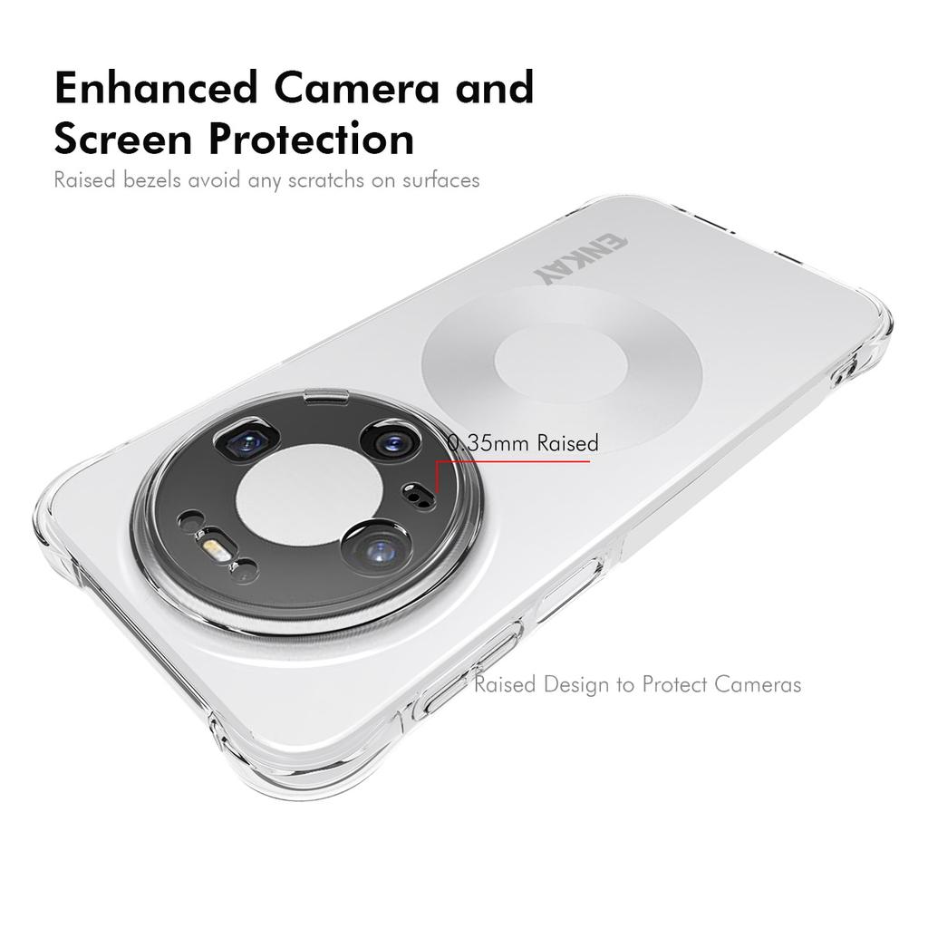 For Huawei Mate 80 Pro/Huawei Mate 80 Clear Phone Case ENKAY HAT PRINCE Shockproof Anti-slip TPU Cover