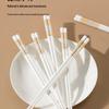 2025 Non-Slip Ceramic Chopsticks & Rice Spoon Set: Stylish, Light, High Temp Resistant Porcelain for Home