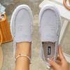 Lätta andningsbara slip-on-loafers för kvinnor - Låga sneakers lämpliga för fritidskläder, /Utomhuspromenadskor, Damskor